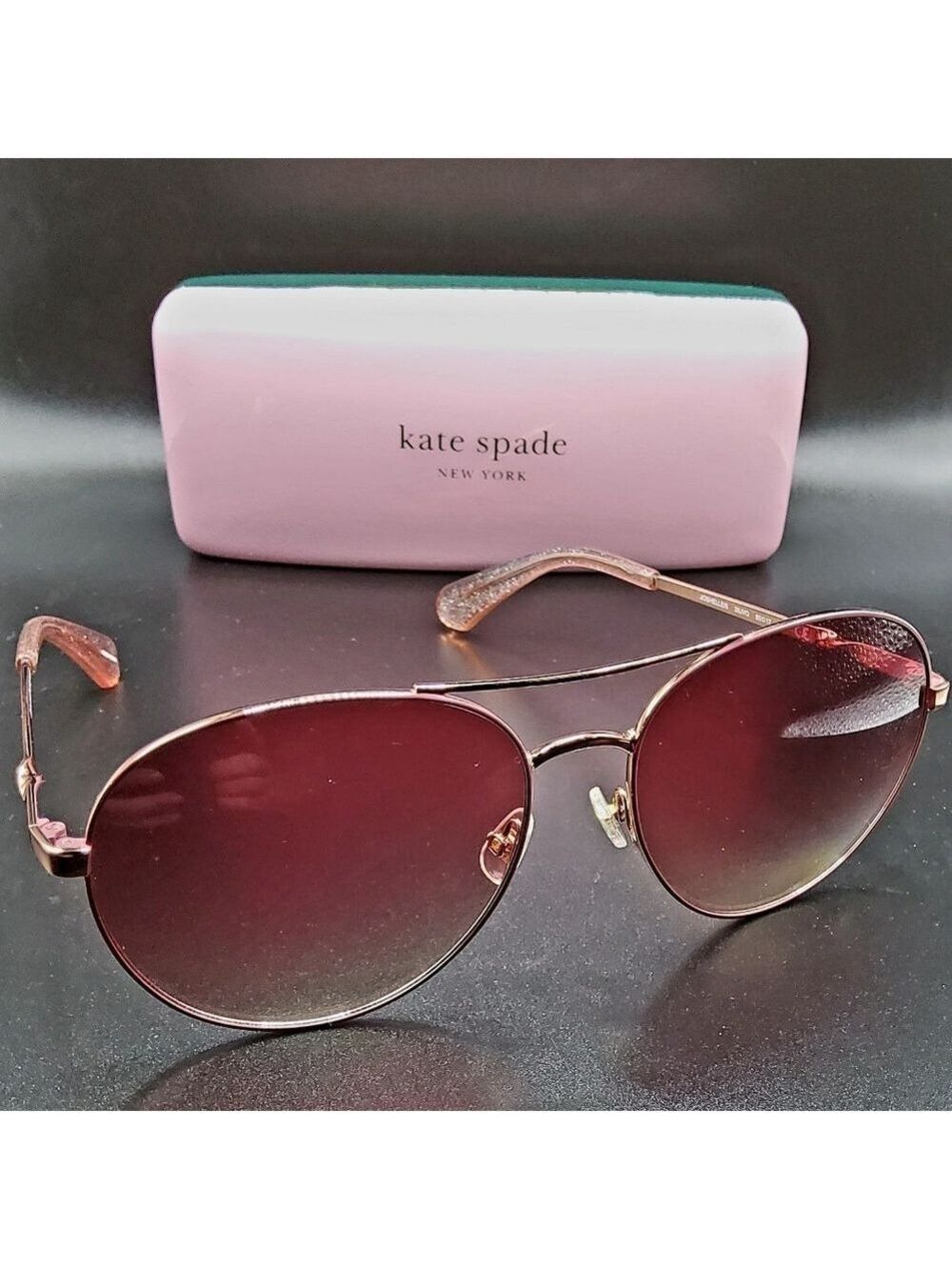 Kate Spade Aviator Sunglasses 58MM Joshelle Rose Gold